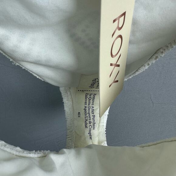 Roxy Cheeky Scooter Bikini Bottom White - Picture 4 of 6